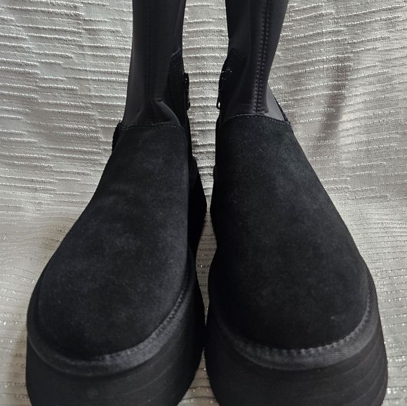 UGG Classic Dipper Womens Black Platform Size 8 S/N 1144031 - Picture 6 of 10